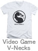 Video Game V-Neck t-shirts
