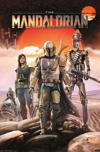 Star Wars Mandalorian Poster - Group - NerdKungFu