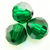 Swarovski 5000 4mm Round Beads Emerald Satin  (72 pieces)