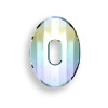 Swarovski 3036 14mm Oval Button Crystal AB (24  pieces)