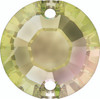 Swarovski 3288 10mm Xilion Sew On Stones Crystal Luminous Green (72  pieces)