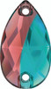 Swarovski 3230 18mm Pear Sew On Stones Burgundy- Blue Zircon Blend (72  pieces)