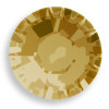 Swarovski 1028 24ss Xilion Round Stone Crystal Dorado