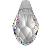 Swarovski 6007 7mm Small Briolette Pendant Jet (360  pieces)