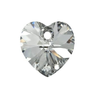 Swarovski 6228 18mm Xilion Heart Pendants Crystal  (3 pieces)