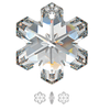 Swarovski 6704 30mm Snowflake Pendant Crystal  (2 pieces)