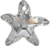 Swarovski 6721 28mm Starfish Pendant Crystal Golden Shadow (12  pieces)