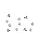 Swarovski Gold 53002 18ss (~4.3mm) Crystal Rivets with 3mm shank: Crystal AB