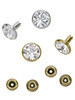 Swarovski Stainless Steel 53006 39ss (~8.3mm) Crystal Rivets with 5mm shank: Rose