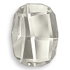 Swarovski 2585 10mm Graphic Flatback Crystal Silver Shade Hot