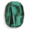 Swarovski 2585 10mm Graphic Flatback Emerald