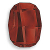 Swarovski 2585 14mm Graphic Flatback Crystal Red Magma Hot