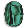 Swarovski 2585 14mm Graphic Flatback Emerald