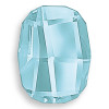 Swarovski 2585 8mm Graphic Flatback Aquamarine Hot Fix