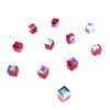 Buy Swarovski 5601 8mm Cube Beads Siam AB  (6 pieces)