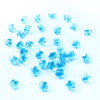 Swarovski 5744 6mm Flower Beads Aquamarine  (36 pieces)