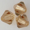 Swarovski 5328 3mm Xilion Bicone Beads Light Colorado Topaz