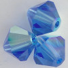 Swarovski 5301 3mm Bicone Beads Sapphire AB