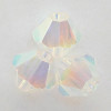 Swarovski 5328 3mm Xilion Bicone Beads Crystal AB 2X