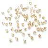 Swarovski 5328 4mm Xilion Bicone Beads Crystal Golden Shadow   (72 pieces)