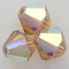 Swarovski 5328 4mm Xilion Bicone Beads Light Colorado Topaz AB