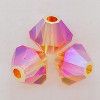 Swarovski 5328 4mm Xilion Bicone Beads Fireopal AB 2x