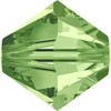 Swarovski 5328 6mm Xilion Bicone Beads Peridot   (36 pieces)