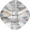 Swarovski 5180 14mm Square Double Hole Beads Crystal