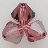 Swarovski 5328 4mm Xilion Bicone Beads Rose Satin