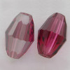 Swarovski 5200 9mm Oval Beads Fuchsia Satin