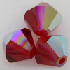 Swarovski 5328 5mm Xilion Bicone Beads Siam AB