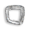 Swarovski 4437 14mm Cosmic Square Ring Beads Crystal Copper