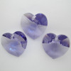 Swarovski 6202 10mm Heart Pendant Tanzanite