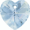 Swarovski 6228 14mm Xilion Heart Pendants Crystal Blue Shade (144 pieces)