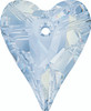 Swarovski 6240 17mm Wild Heart Pendant Crystal  Blue Shade (72  pieces)