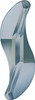 Swarovski 2788 14mm Wave Flatback Crystal  Blue Shade  Hot Fix (144  pieces)