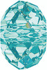 Swarovski 5040 12mm Rondelle Beads Light  Turquoise  (144 pieces)