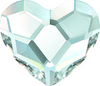 Swarovski 2808 6mm Heart Flatback Crystal (288 pieces)