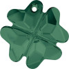 Swarovski 6764 19mm Clover Pendants Emerald ( 48 pieces)