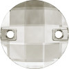 Swarovski 3220 14mm Chessboard Sew On Stones Crystal Silver Shade ( 96 pieces)