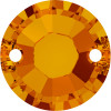 Swarovski 3204 10mm Xilion Sew On Stones Tangerine (72 pieces)