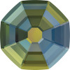 Swarovski 2611 10mm Solaris Flatback Crystal Iridescent Green (216 pieces)