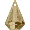 Swarovski 6022 24mm Raindrop Pendants Crystal Golden Shadow (24 pieces)