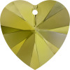 Swarovski 6228 10mm Xilion Heart Pendants Crystal Iridescent Green (288 pieces)