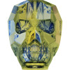 Swarovski 5750 19mm Skull Beads Crystal Iridescent Green (12 pieces)