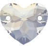 Swarovski 3259 12mm Heart Sew On Stones Crystal AB