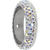 Swarovski 85001 14.5mm BeCharmed Pave Thread Ring Crystal AB (6 pieces )