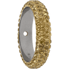 Swarovski 85001 18.5mm BeCharmed Pave Thread Ring Crystal Golden Shadow