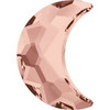 Swarovski 2813 8mm Moon Flatback Blush Rose