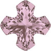 Swarovski 4784 14mm Greek Cross Fancy Stones Crystal Antique Pink